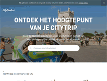 Tablet Screenshot of cityspotters.com